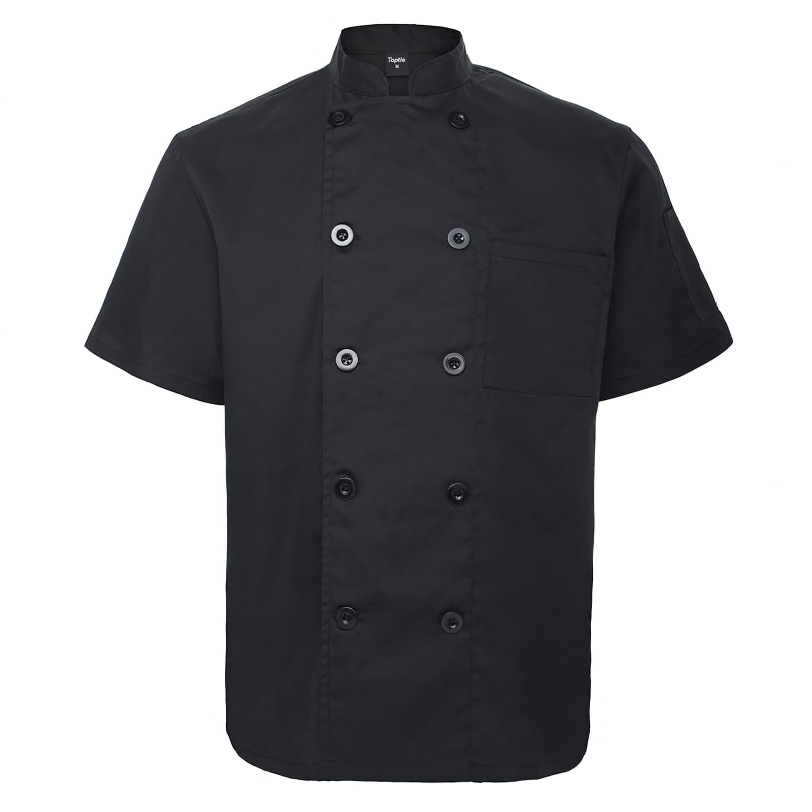 TopTie Unisex Short Sleeve Chef Coat Jacket