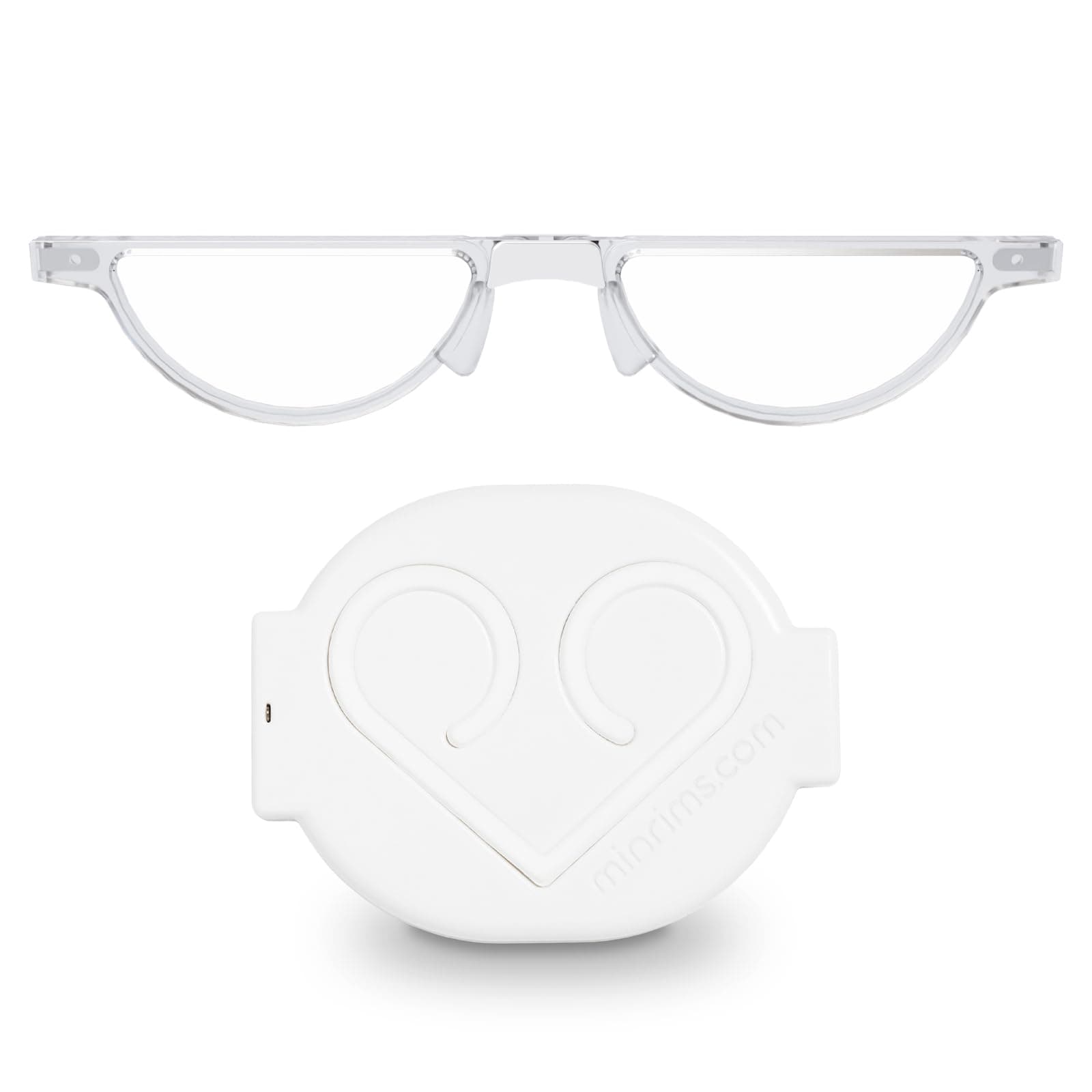 Slim Reading Glasses - Foldable Compact Computer Readers with MagSafe Compatible Case for Men & Women