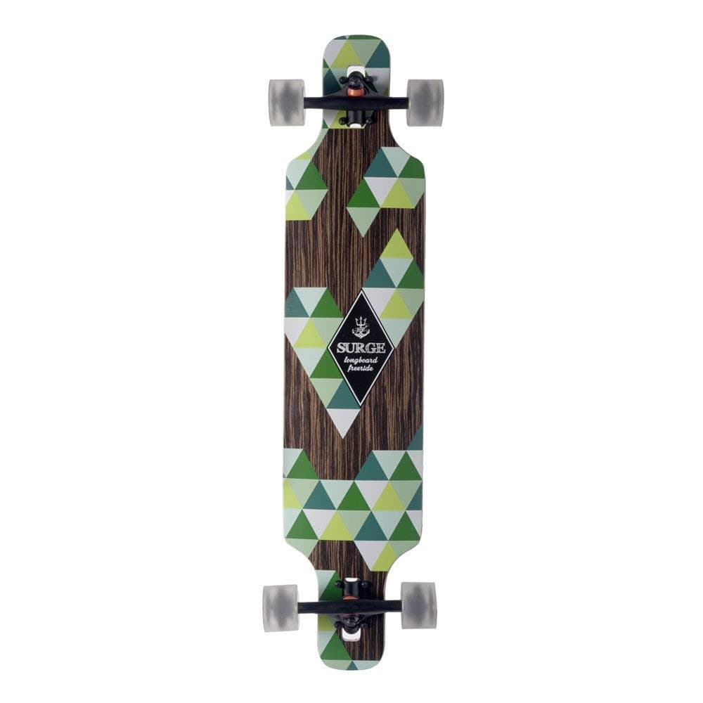 BACKFIRE Drop Through Longboard Black