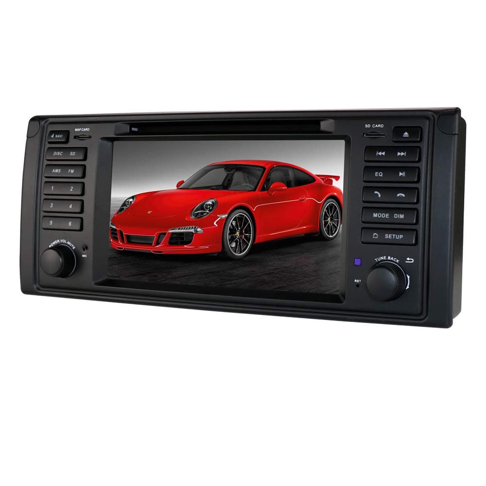 Android 10 Car GPS Navigation Bluetooth Stereo 7 Inch Touch Screen Fit for 5-E39/X5-E53/M5 Support Mirror Link Radio WiFi/4G SWC DVR OBD2 DAB+