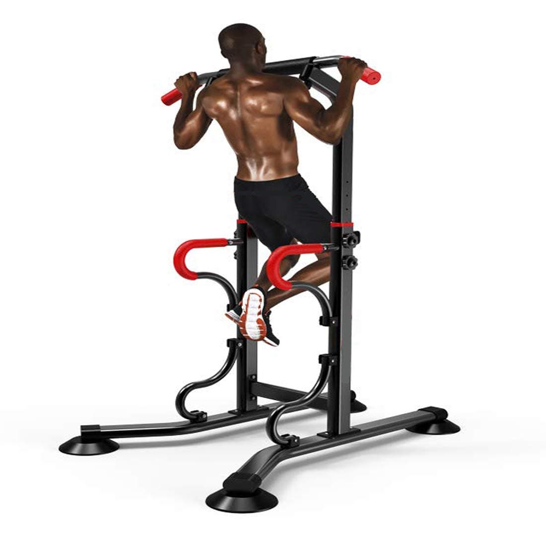 Power Tower, Capacity 300Lbs Pull Up Bar Tower Dip Stands Fitness