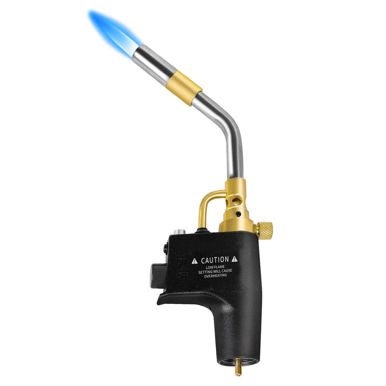 High Intensity Propane Torch Head, Trigger Start Gas Torch, Map Gas Torch Kit for Propane, MAPP and MAP/PRO，Solding, Welding, Brazing, Barbecue, Blow Torch（CSA Certified)