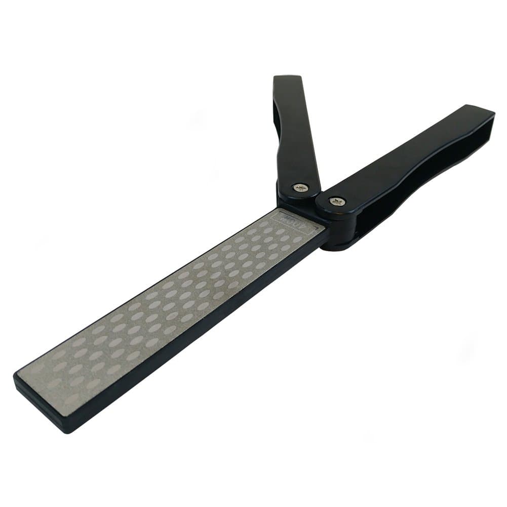 Diamond Sharpening Stone 400/600 Grit Double Sided Foldable Portable Knife Sharpener for Outdoor Gardening Camping Hunting Farm Work etc