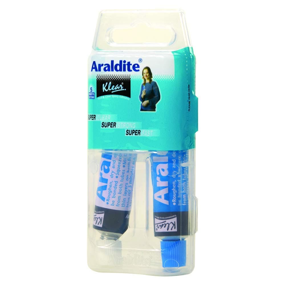 Araldite Klear Fast & Clear Epoxy Adhesive (26gm, Pack Of 2)