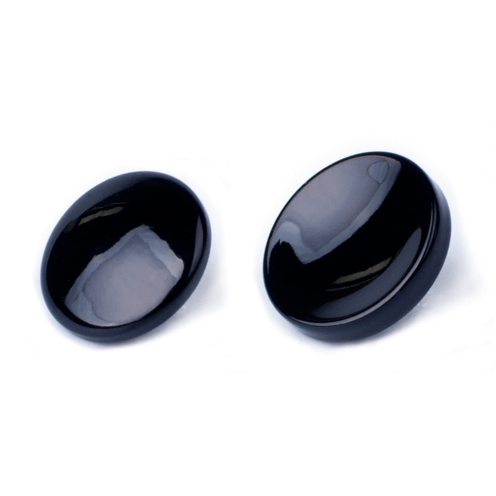 VKO Black Metal Soft Shutter Release Button,Delicate Camera Shutter Button 11mm Concave 10mm Convex Surface(2 Pack)
