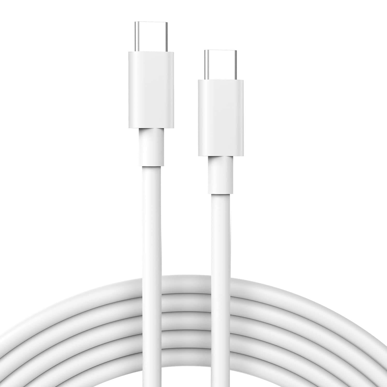 IFEART USB C to USB C Cable for MacBook Air MacBook Pro Charger, iPad Pro 13 12.9 11 inch, iPad Air 5 4, Mini 6, iPhone 17 16 15 Pro Max, Pixel, USBC Type C Fast Charging Cord 6.6FT