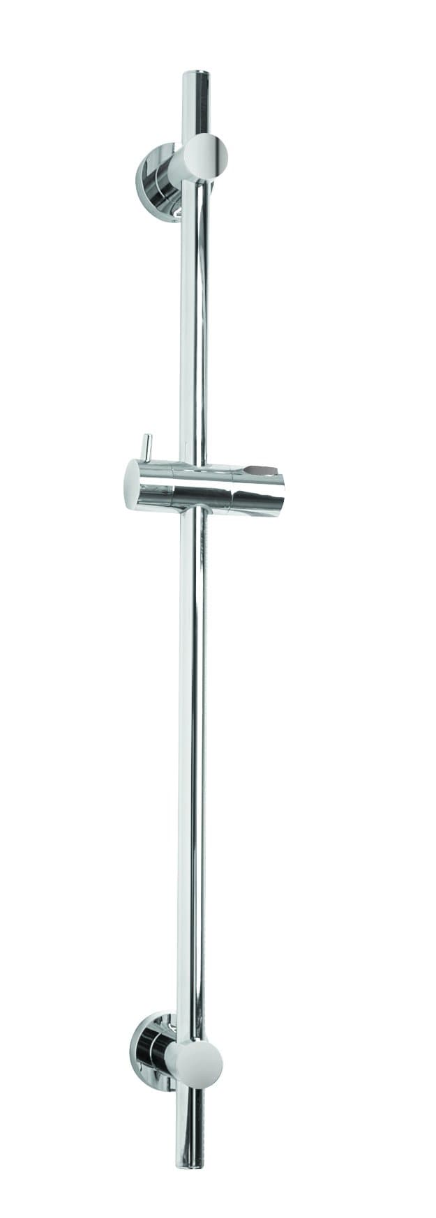CroydexFlexi-Fix 800mm Shower Riser Rail with Adjustable Fixing Brackets, Chrome