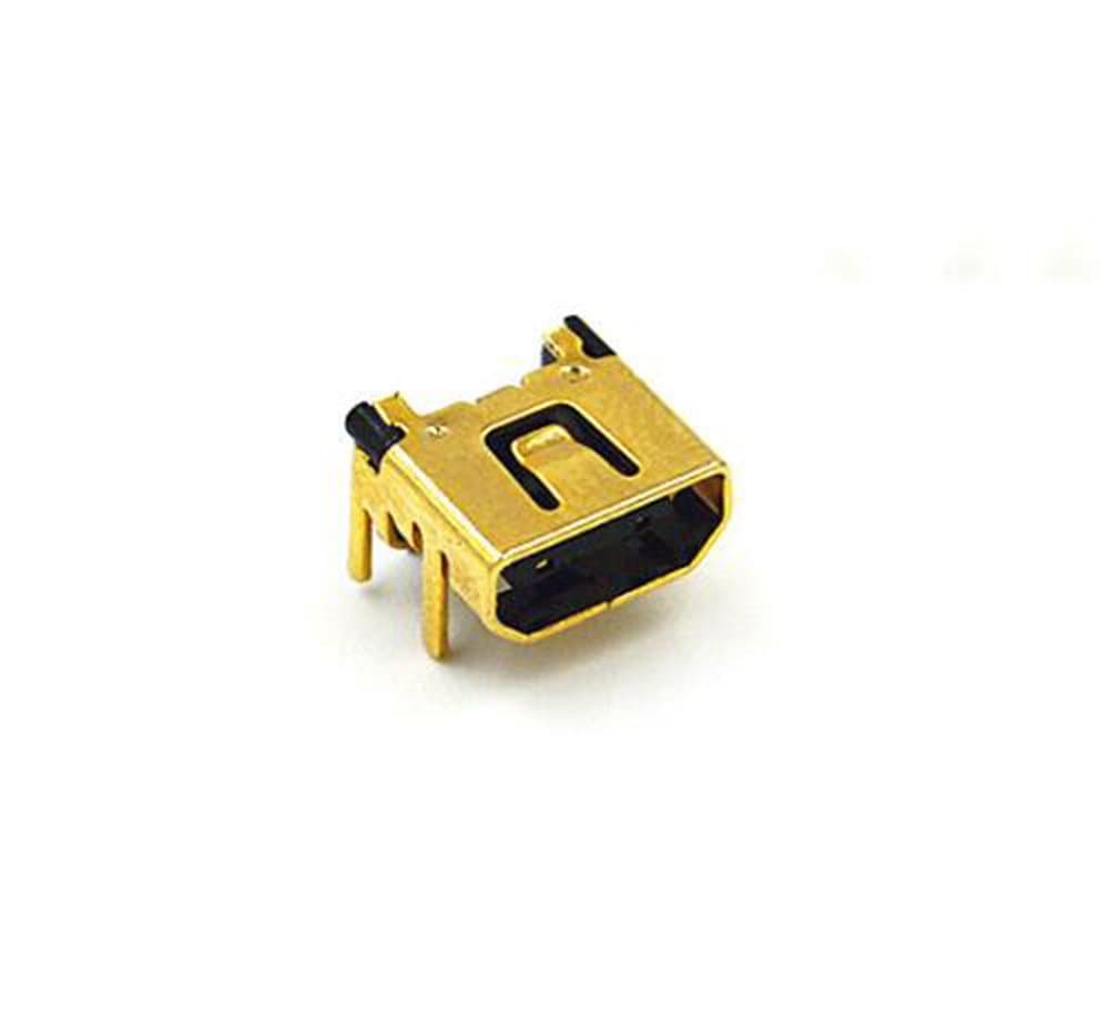 Power Jack Charging Port Socket Connector Dock for DS Lite DSL NDSL Replacement Part - Gold