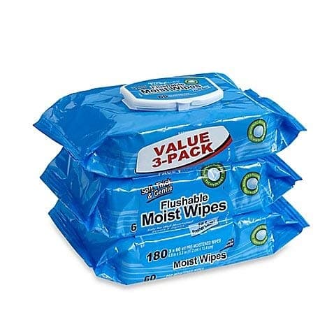 Harmon Face Values 3-Pack 60-Count Flushable Moist Wipes