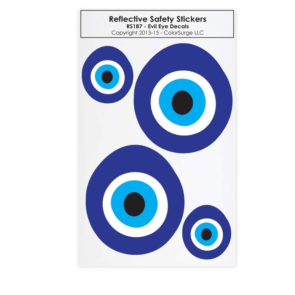 Evil Eye Reflective Decals