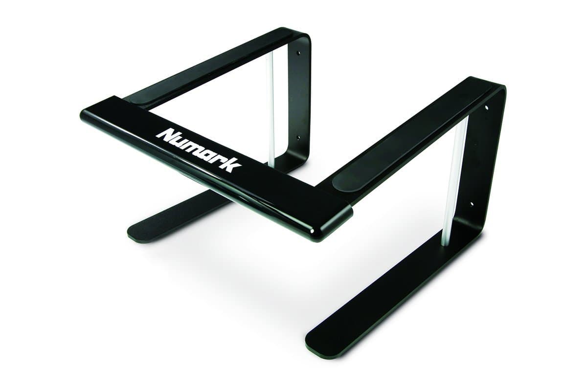 Numark Laptop Stand Pro - Performance Stand for Mac / PC Laptops with Optional Wall Mounting Facility, Robust Road-Ready Build, Collapsible Design and Carry Case Included
