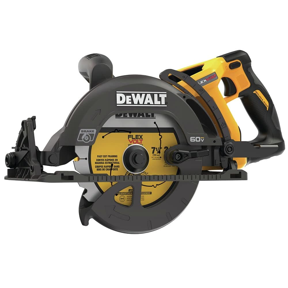 DEWALT FLEXVOLT 60V MAX* Circular Saw for Framing, 7-1/4-Inch, Tool Only (DCS577B)
