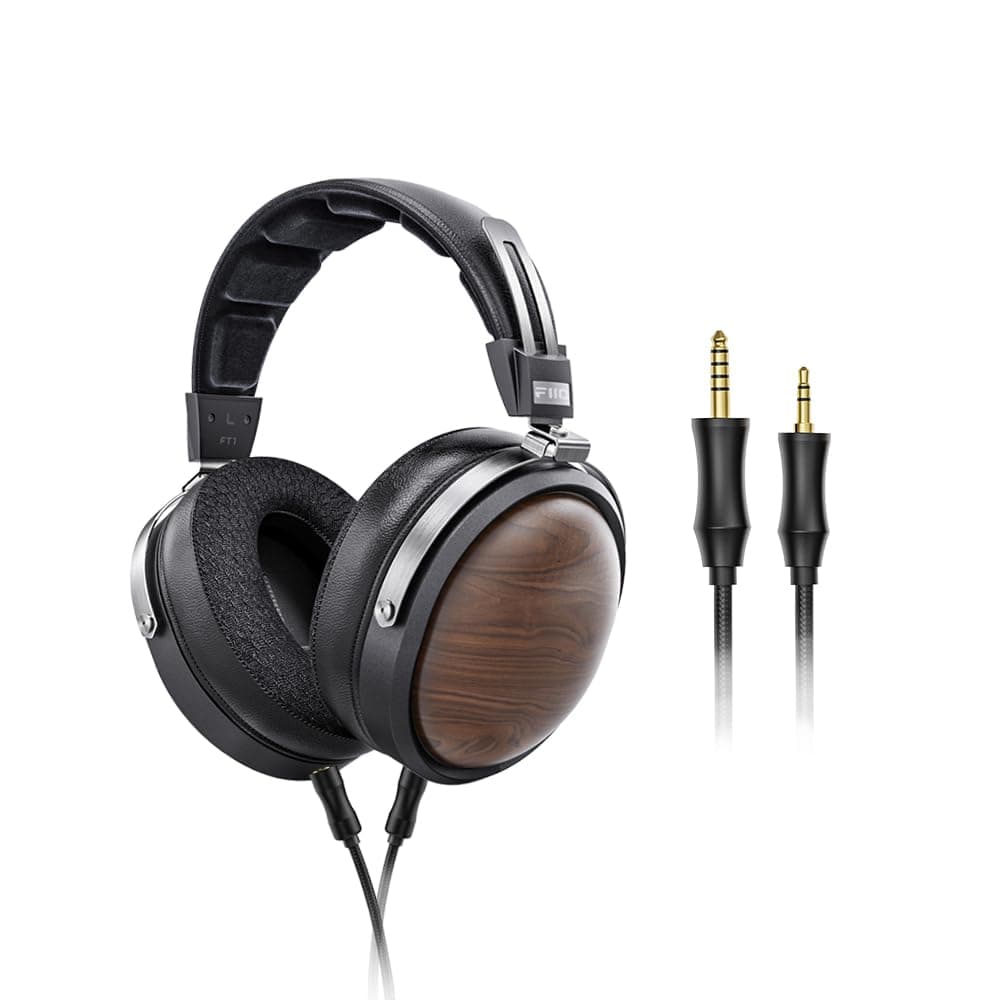 FT1 32Ω Large Dynamic Driver Headphones with Solid Wood Cups