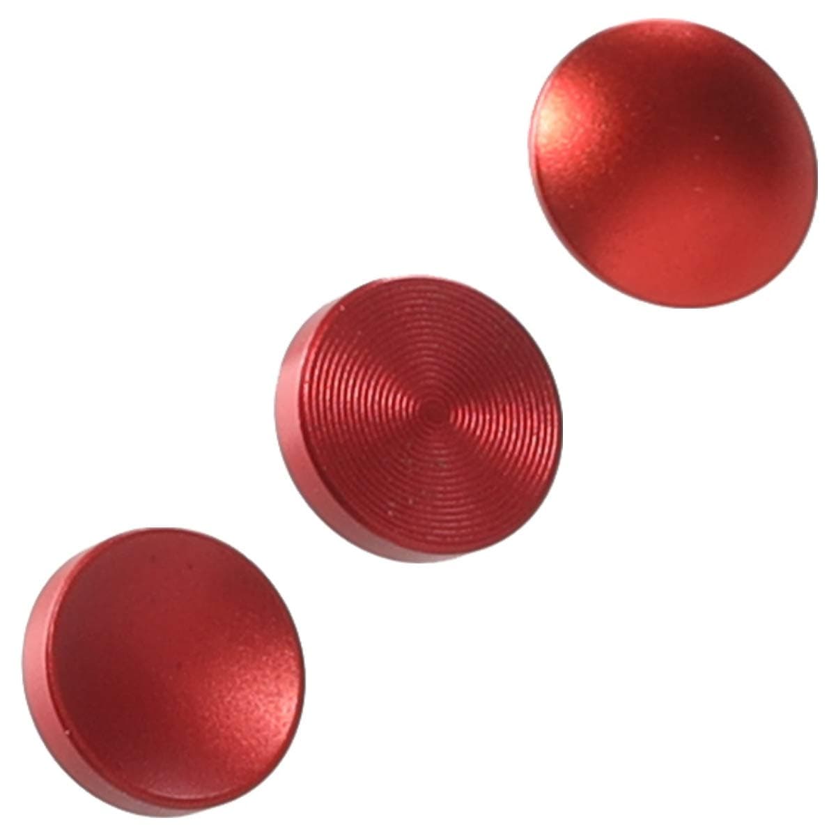 (3 Pack) Soft Metal Shutter Release Button Compatible for Fujifilm X-T30 X-T3 X100F X-T20 X-PRO2 X30 X100T X100S X-E2 X-E2S X-T10 X-T2 RX10 II III IV Camera Concave Convex Surface