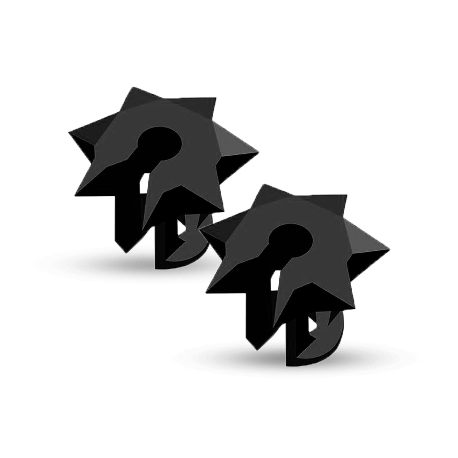 Bowmar Archery Nose Button, Extremely Light Weight, Creates Consistent Anchor Point, Two Sizes Included