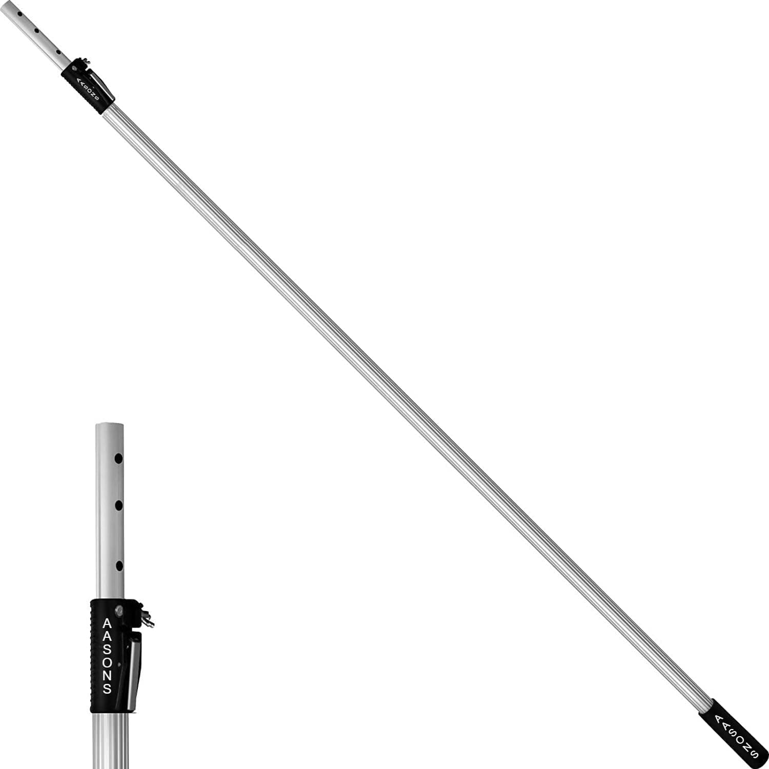 - Extendable Pole For Pruning Saw, Foot Long Extension Pole/Tree Pruner Telescopic Rod/Limb Saw Other Uses Painting Paint Roller, Window Cleaning, High Ceiling Dusting Etc.(1.4 Upto 3 Mtrs)
