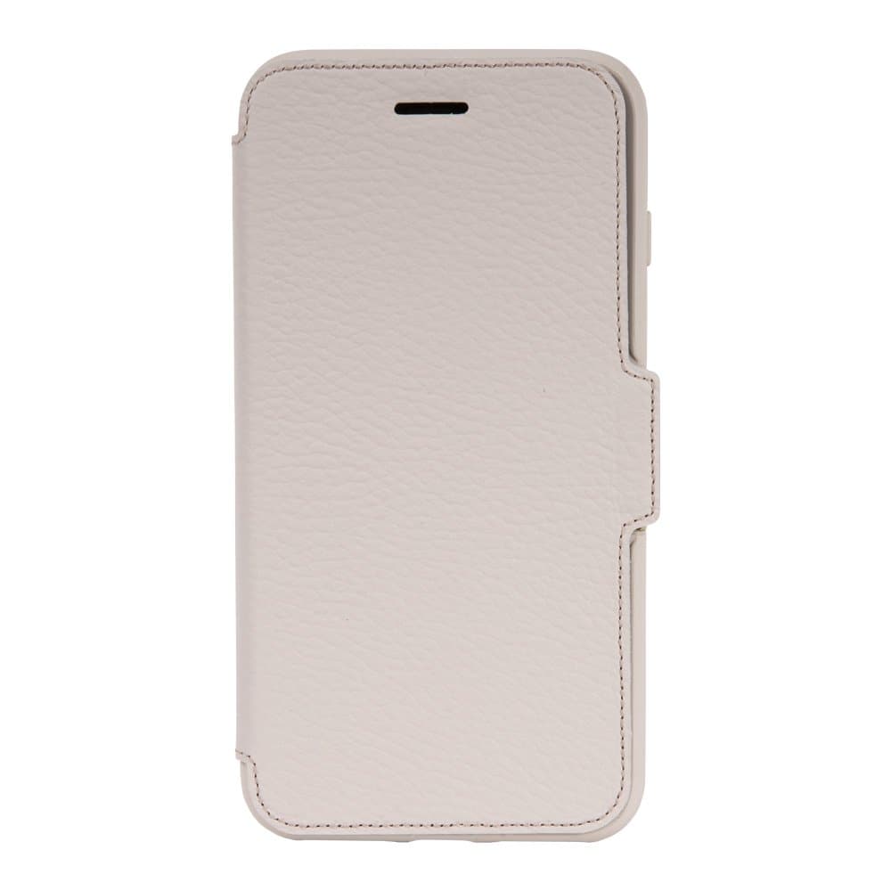 OTTERBOX STRADA SERIES Case for iPhone 8 PLUS & iPhone 7 PLUS (ONLY) - Retail Packaging - SOFT OPAL (PALE BEIGE/PALE BEIGE LEATHER)