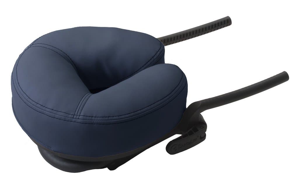 EarthLite Massage Table Face Cradle Flex-Rest - Self-Adjusting, Flexible Platform with Strata Memory Foam Face Pillow, Mystic Blue