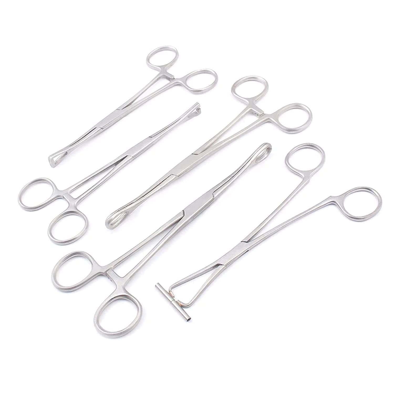 DDP '5 Pieces Body Piercing Instruments Kit Tools Pennington Forceps