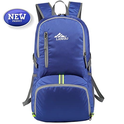 Loowoko 20L Hydration Riding Backpack with 2L Water Bladder, Multiple Pockets Includes Helmet mesh Belt Perfect for Cycling Running Camping Hiking