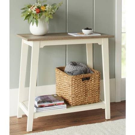 Sturdy 10 Spring Street Bedford Console Table, Ivory