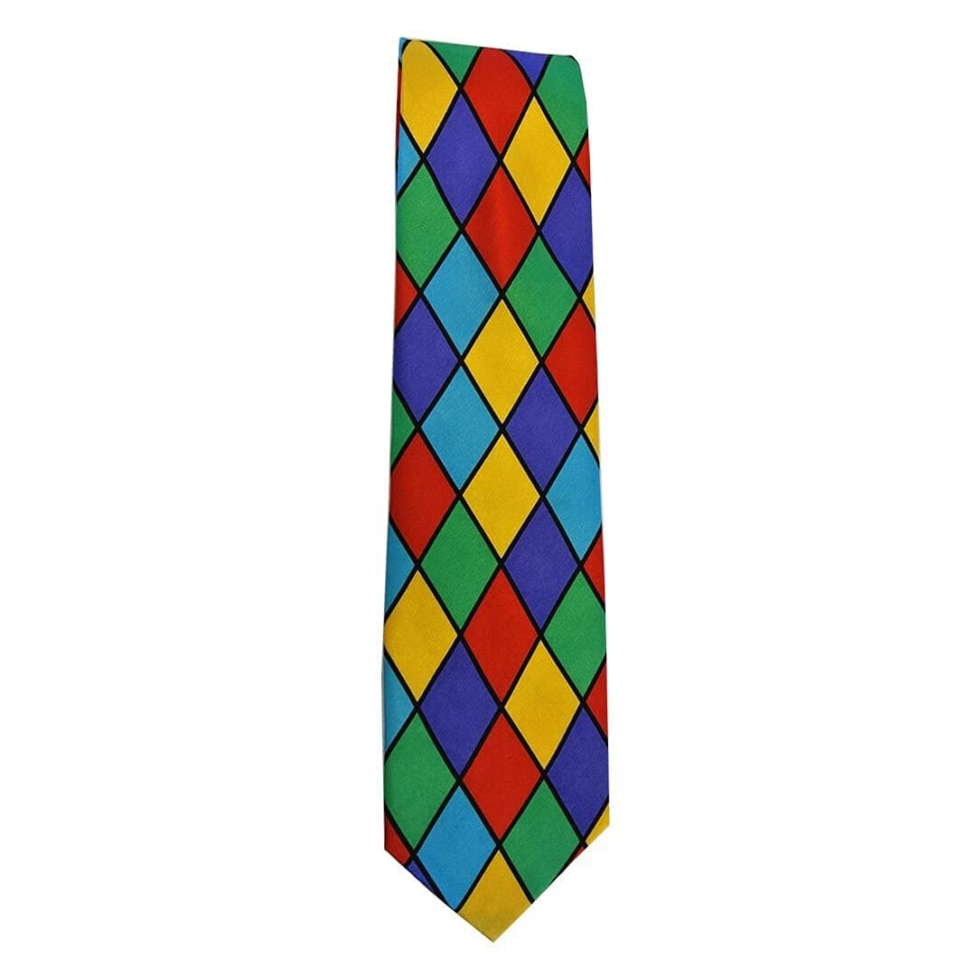 Harlequin Multicoloured Tie by The Tie Studio