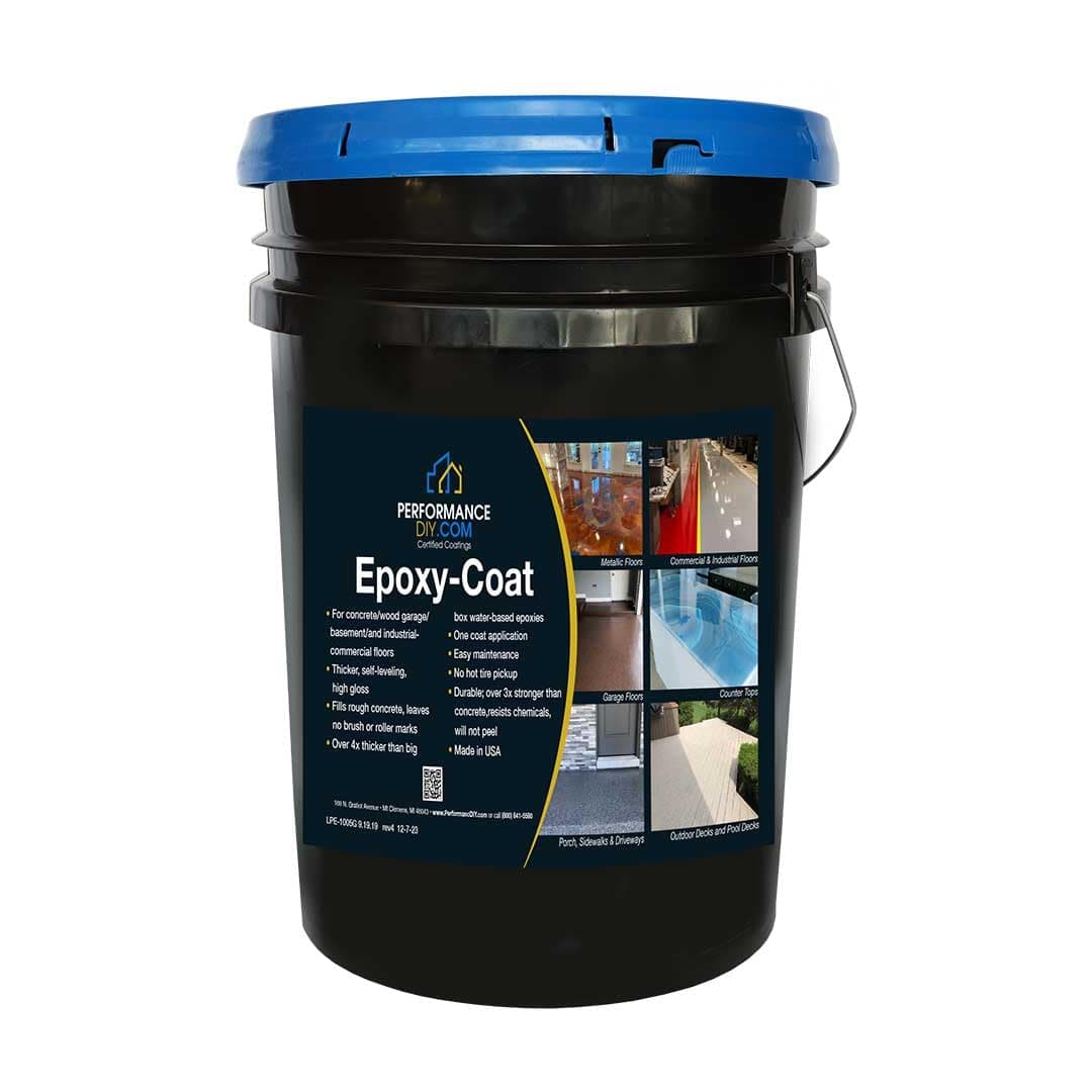 Epoxy Floor Kit – Good Full Kit – Gray Base with Gray Blend Flake – Covers 500 sq. ft. at 9.7 mils Thickness – Ideal for Garage, Basement, Concrete Floors, and More