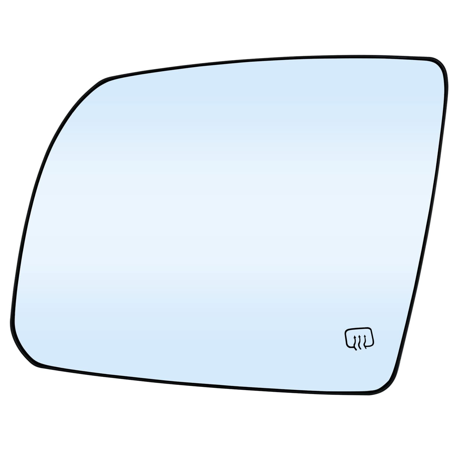 Driver Left Side Heated Mirror Glass Replacement for 2008-2017 Toyota Sequoia, 2007-2021 Toyota Tundra Mirrors - Side View Heated Convex Mirror Glass with Rear Holder 879060C020