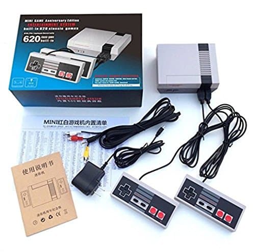ShareFun Mini Game Entertainment System Handheld Console For Nes Games With 500/620 classic games Different Built-in Games Video Game System (620 Gmaes)