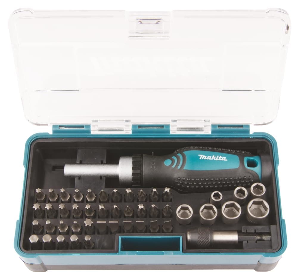 Makita B-36170 Rachet and Bit Set - Multi-Colour (47-Piece)