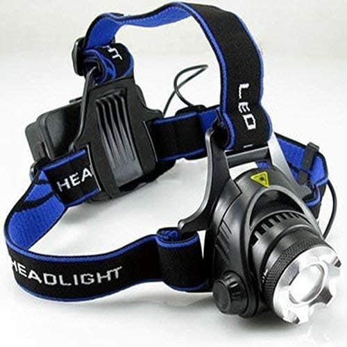 GHANU Headlight Mine Light Flashlight LED Lamp Hard Hat Light for Camping, Hiking, Outdoors(Multicolor)