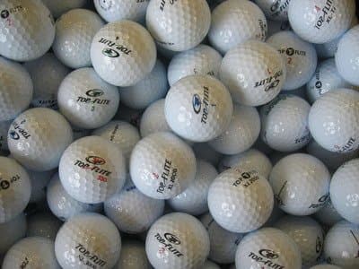 50 Assorted Top Flite Golf Balls Pearl