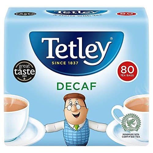 Tetley Decaffeinated Tea Bags - 80 per pack