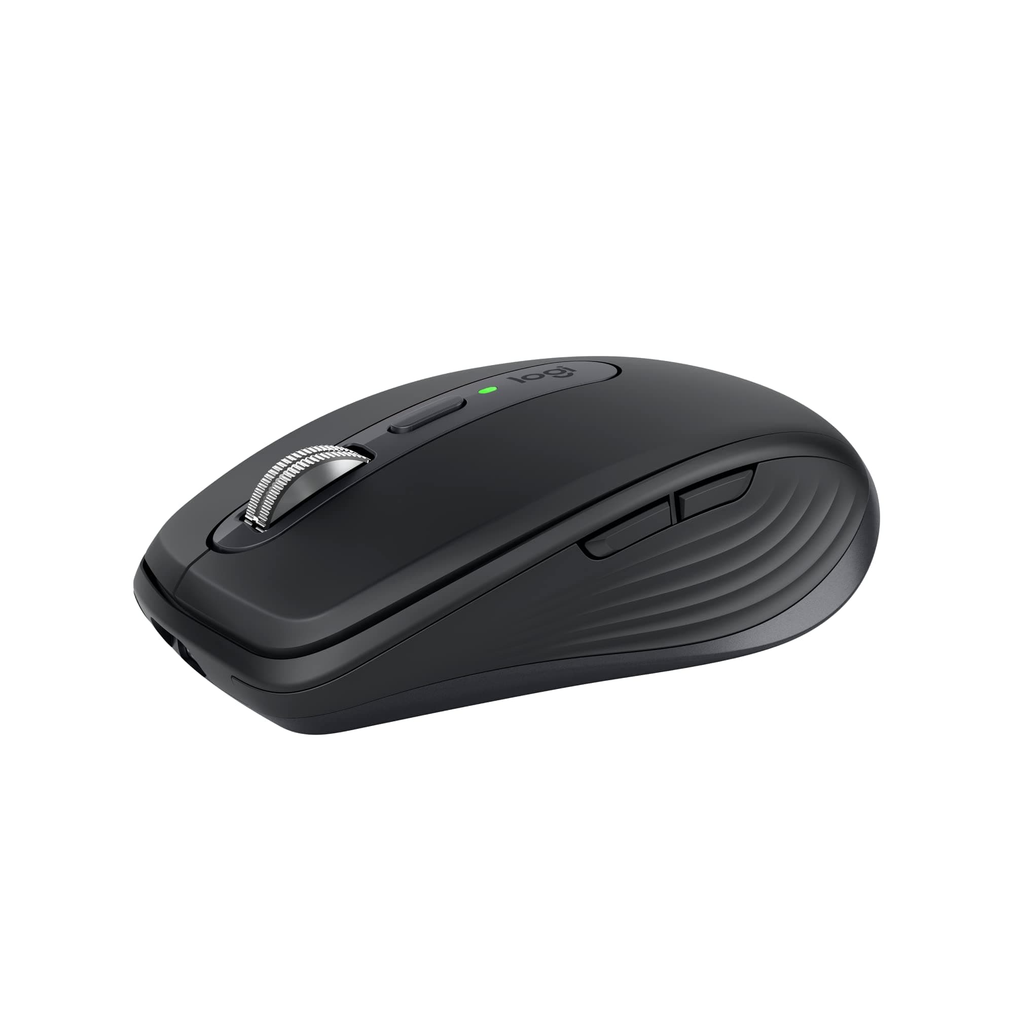 MX Anywhere 3S Compact Wireless Mouse, Fast Scrolling, 8K DPI Any-Surface Tracking, Quiet Clicks, Programmable Buttons, USB C, Bluetooth, Windows PC, Linux, Chrome, Mac - Graphite