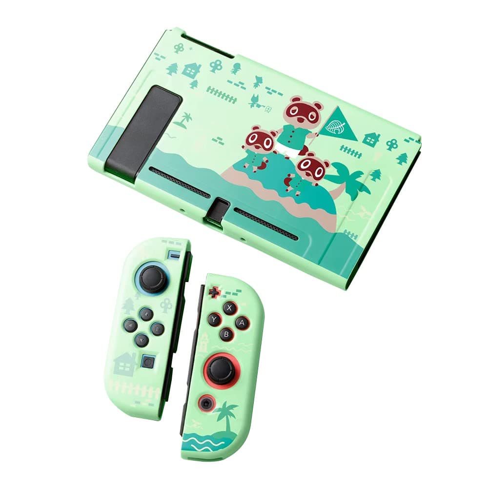 PERFECTSIGHT Case for Nintendo Switch Dockable Soft TPU Protective Case Cover for Switch and JoyCon Controller