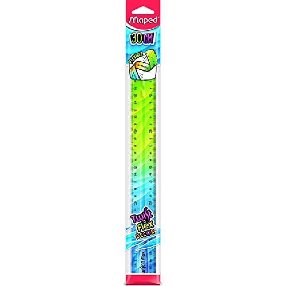 Twist and Flex Décor 30cm Ruler (Assorted Colours)