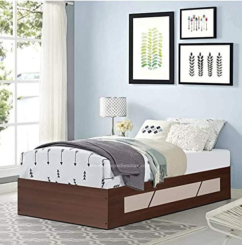 Engineered Wood Single Bed with Storage (Queen Size)