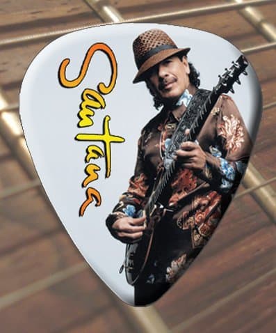 Santana Guitar Picks x 5 Medium