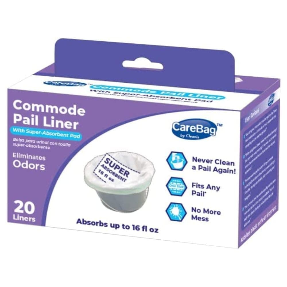 CareBag Commode Liner, 20-Count