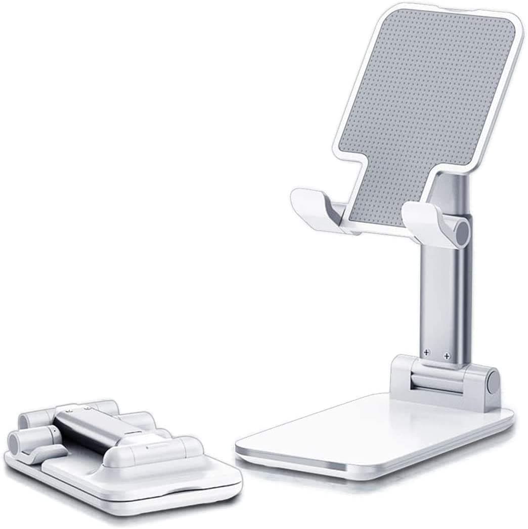 Adjustable phone holder for Desk White