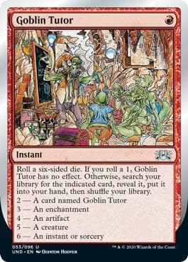 Magic: The Gathering - Goblin Tutor - Unsanctioned