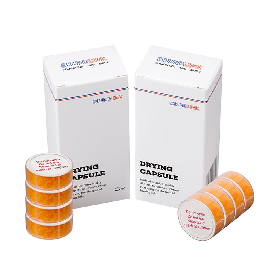 SOUNDLINK Hearing Aid Dryer Bricks Hearing Aids Drying Capsules (2 Boxes/ 4 Cards)
