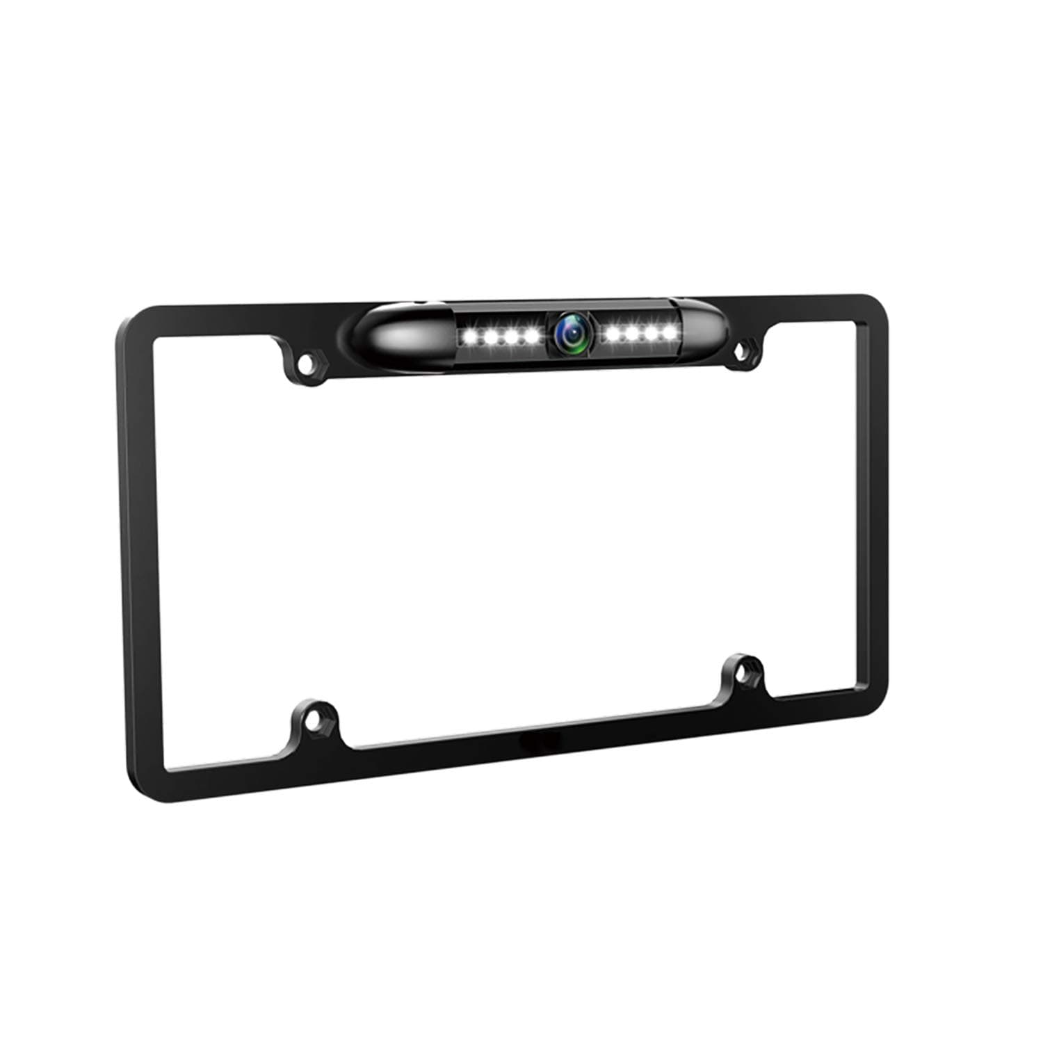 GLK License Plate Frame Rear View Backup Camera Reverse Parking Back Camera 8 IR LED Night Vision Waterproof 170Ã‚° Viewing Angle Universal Car License Plate Frame Mount for Cars Easy to Install