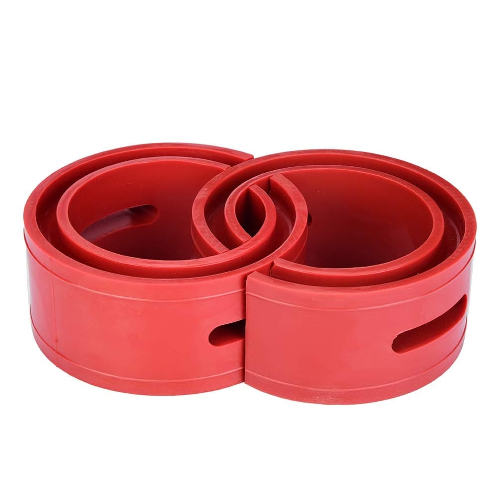 Shock Absorber, 2pc Car Shock Absorber Buffer Spring Bumper Cushion Red TPE Type A-F(B)