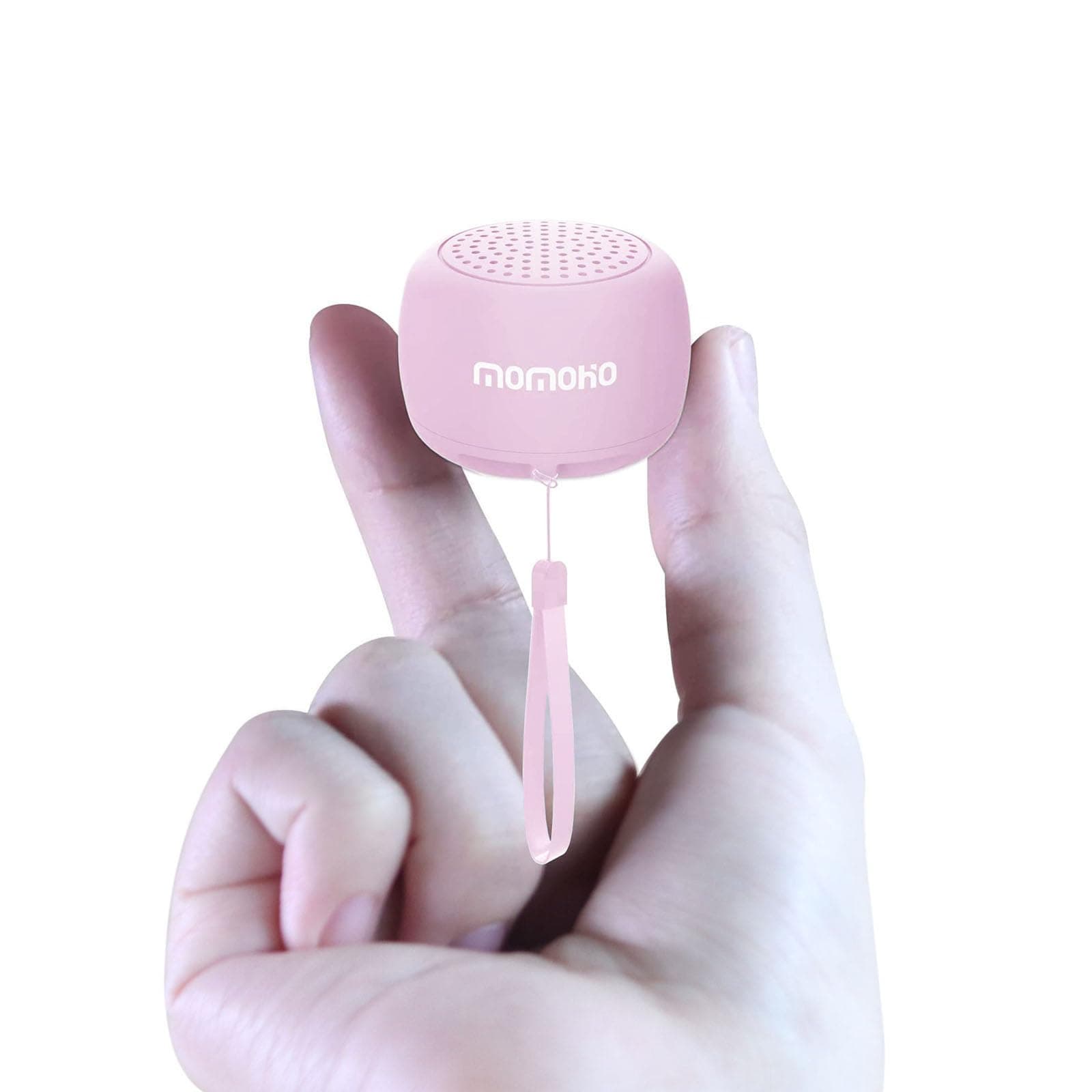 Posei T1 Mini Bluetooth Speaker Wireless Tiny Small with Built in Mic,TWS Portable for Travel Party Gift Outdoor Laptop Pink