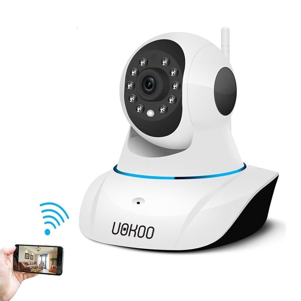 Wireless IP Camera, UOKOO 720P WiFi Security Surveillance Camera System Pan/Tilt with 2-Way Audio, Night Vision, Motion Email Alert, Baby Video Monitor C25