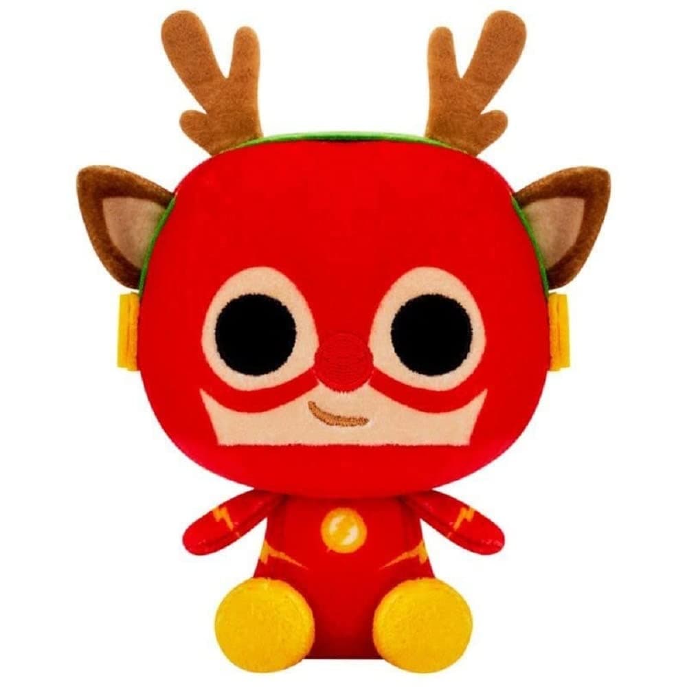 Funko POP! Plush: DC Holiday - 4" The Flash - DC Comics - Soft Toy - Birthday Gift Idea - Official Merchandise - Stuffed Plushie For Kids And Adults - Ideal For Comic Books Fans And Girlfriends