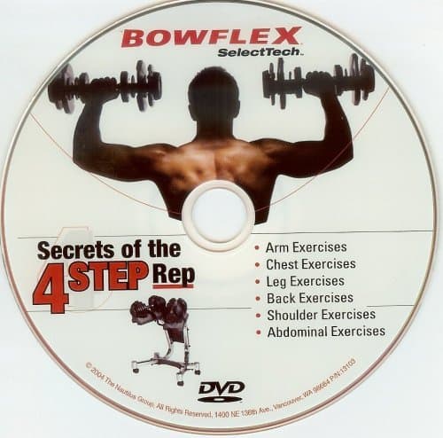 Bowflex SelectTech; Secrets of the 4-Step Rep DVD