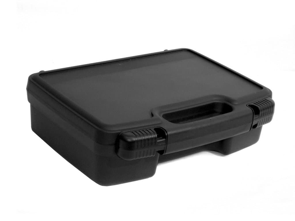 Cases By Source SL-1173E Lightweight Plastic Carry Tool Case, 11 x 7.25 x 3.25, Black