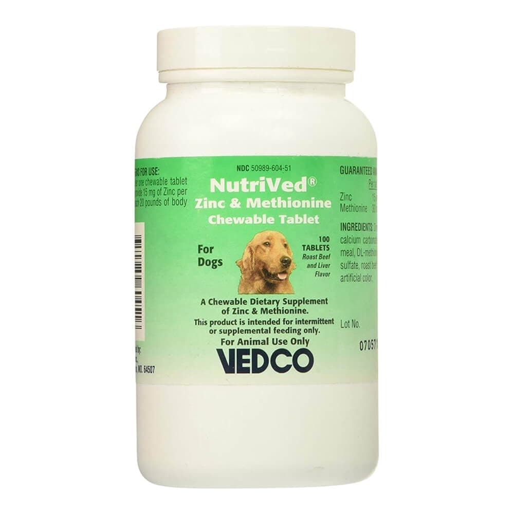 NutriVed Zinpro for Dogs (100 CHEWABLE Tablets)